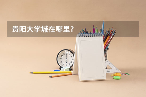 貴陽大學城在哪里？