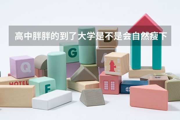 高中胖胖的到了大學(xué)是不是會(huì)自然瘦下來(lái)。那有什么適合高中女生的減肥方法呢？