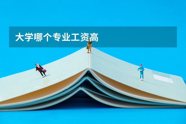 大學哪個專業工資高