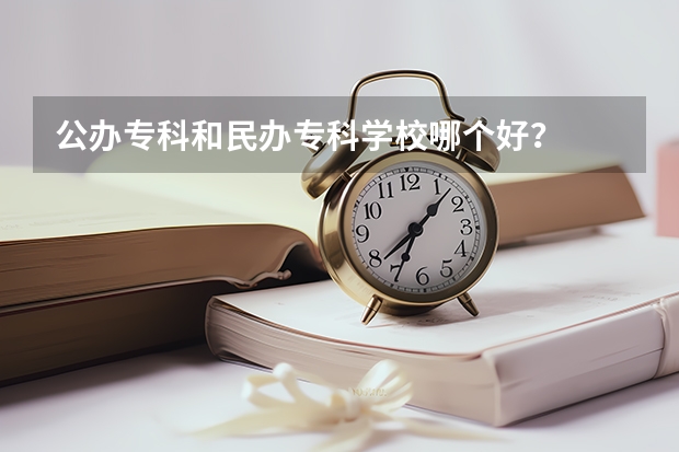 公辦專科和民辦專科學(xué)校哪個好？