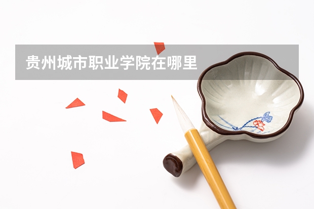 貴州城市職業學院在哪里