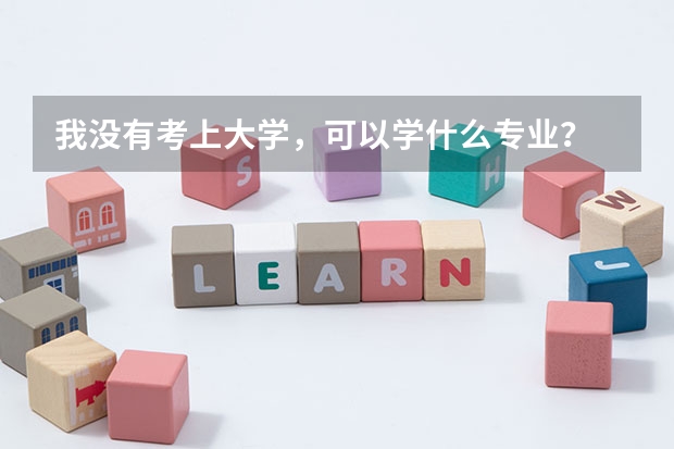 我沒有考上大學，可以學什么專業？