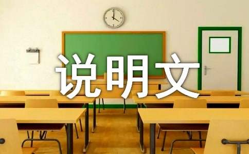 關(guān)于事物說(shuō)明文作文集合八篇
